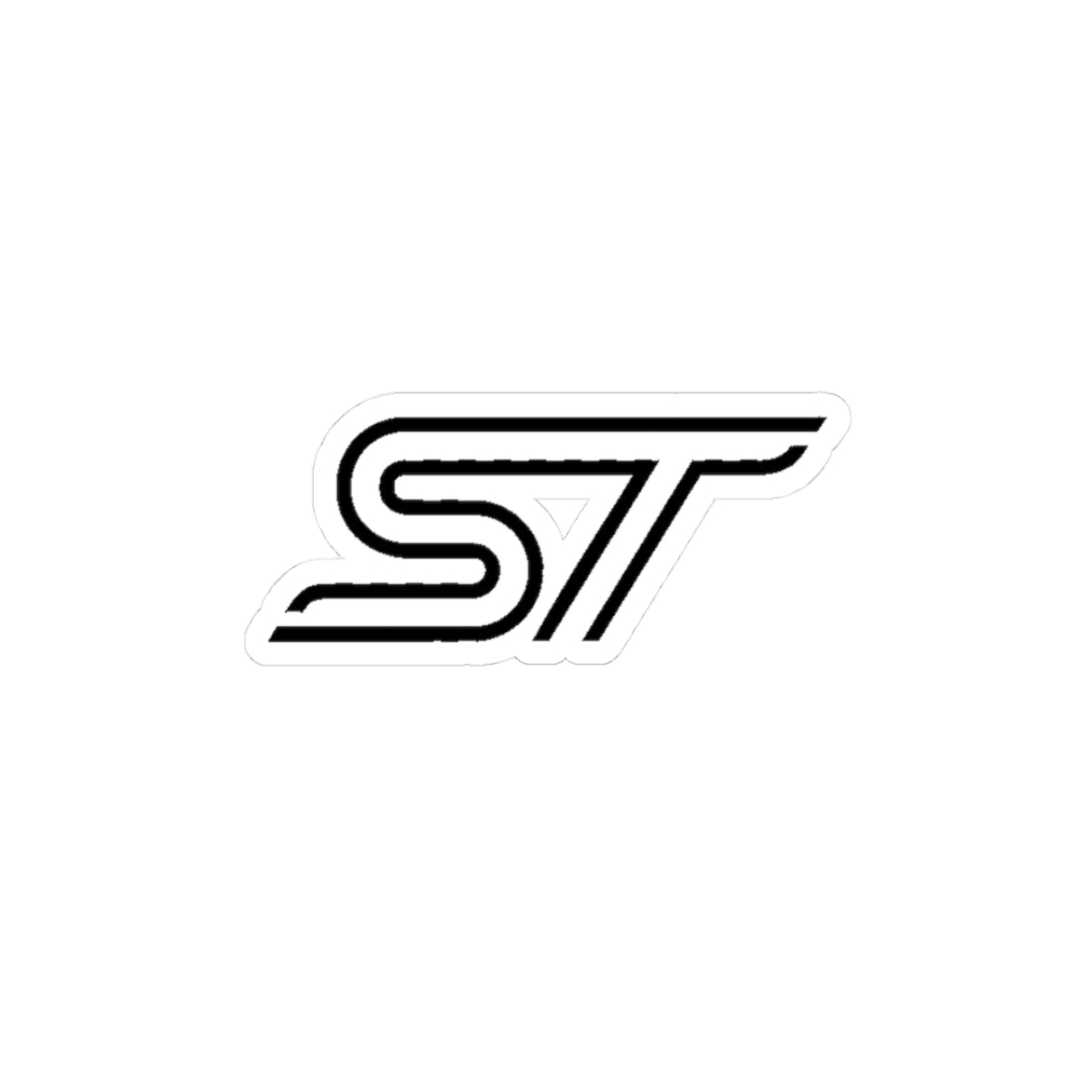 St Inspired Kiss-Cut Stickers - Black Decal