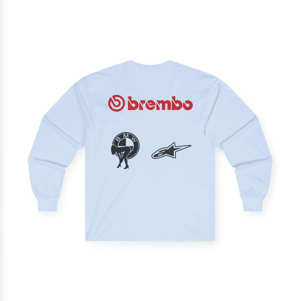 Car Enthusiast Long Sleeve Tee with Auto Graphics