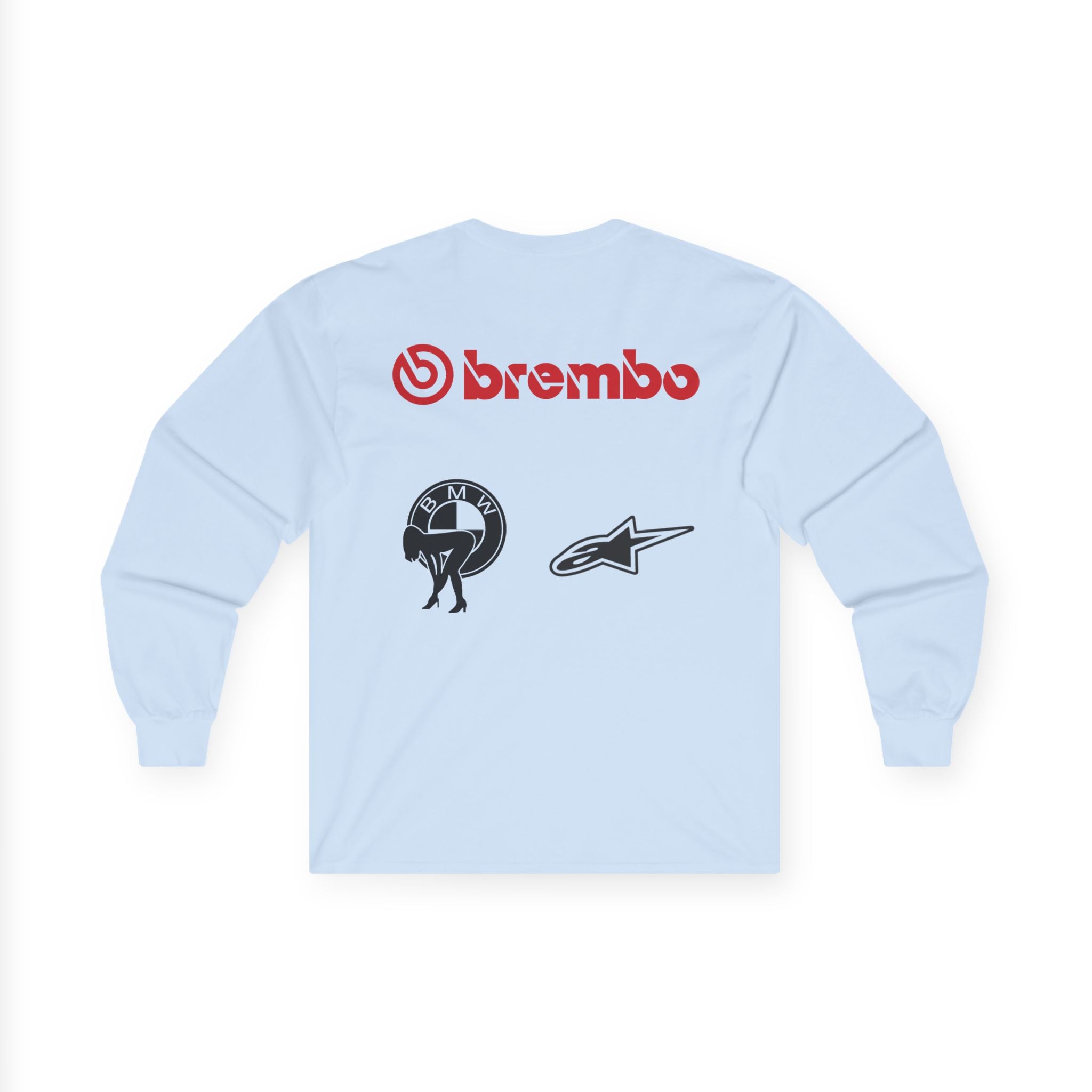 Car Enthusiast Long Sleeve Tee with Auto Graphics