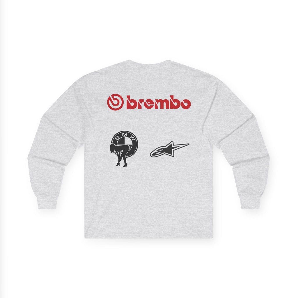 Car Enthusiast Long Sleeve Tee with Auto Graphics