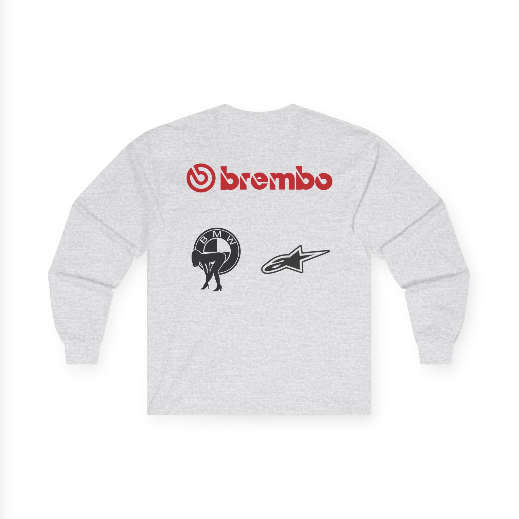 Car Enthusiast Long Sleeve Tee with Auto Graphics