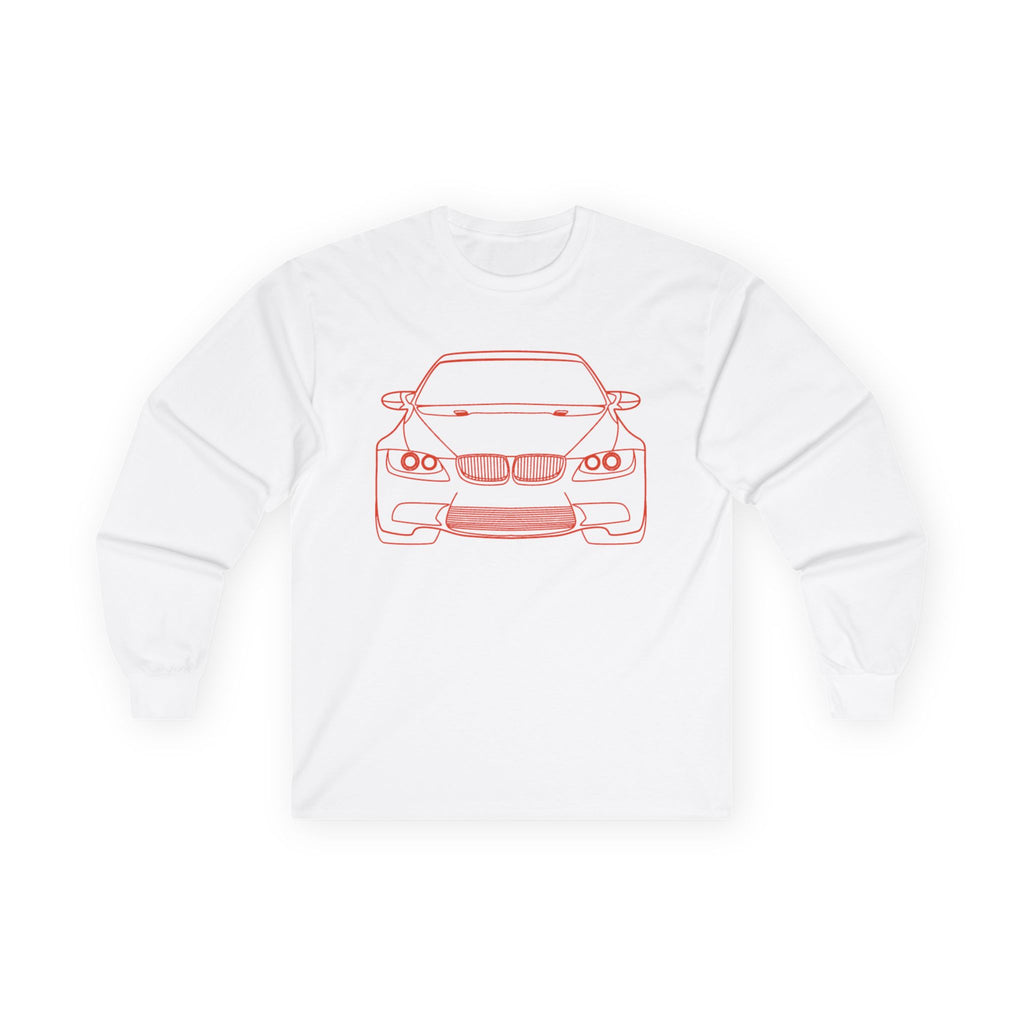 Car Enthusiast Long Sleeve Tee with Auto Graphics