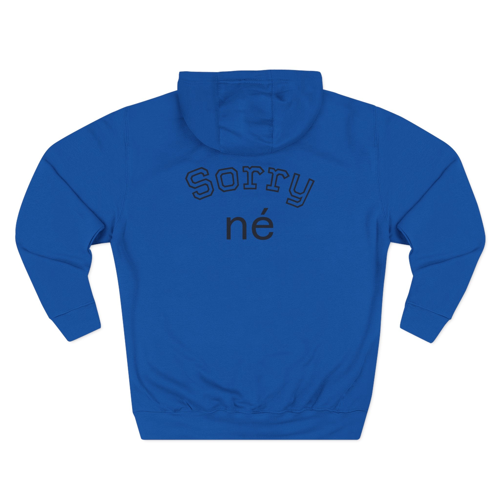 Braai Naai Waai Hoodie — 'Sorry né' Casual Fleece Pullover