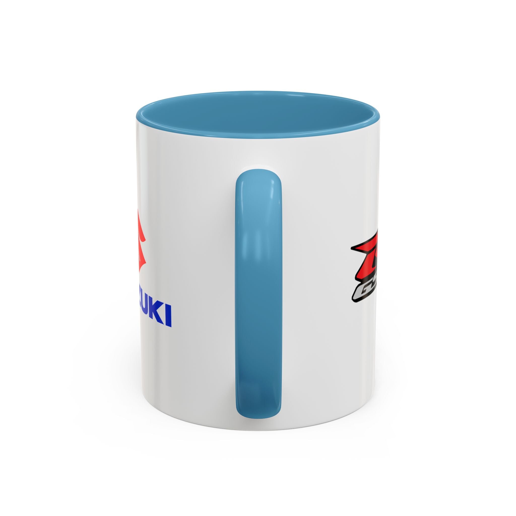Suzuki GSXR Logo Accent Coffee Mug - 11 & 15oz Ceramic Drinkware