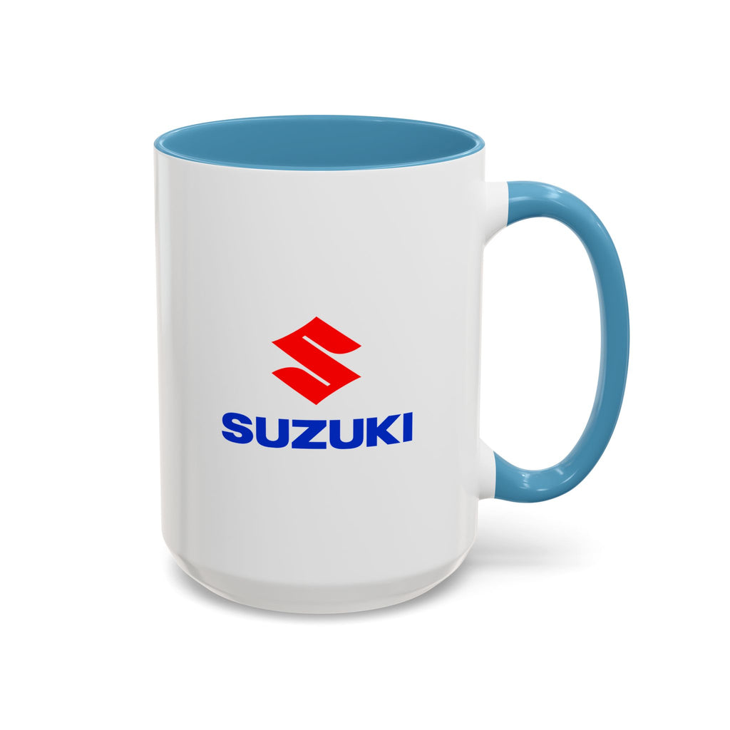 Suzuki GSXR Logo Accent Coffee Mug - 11 & 15oz Ceramic Drinkware