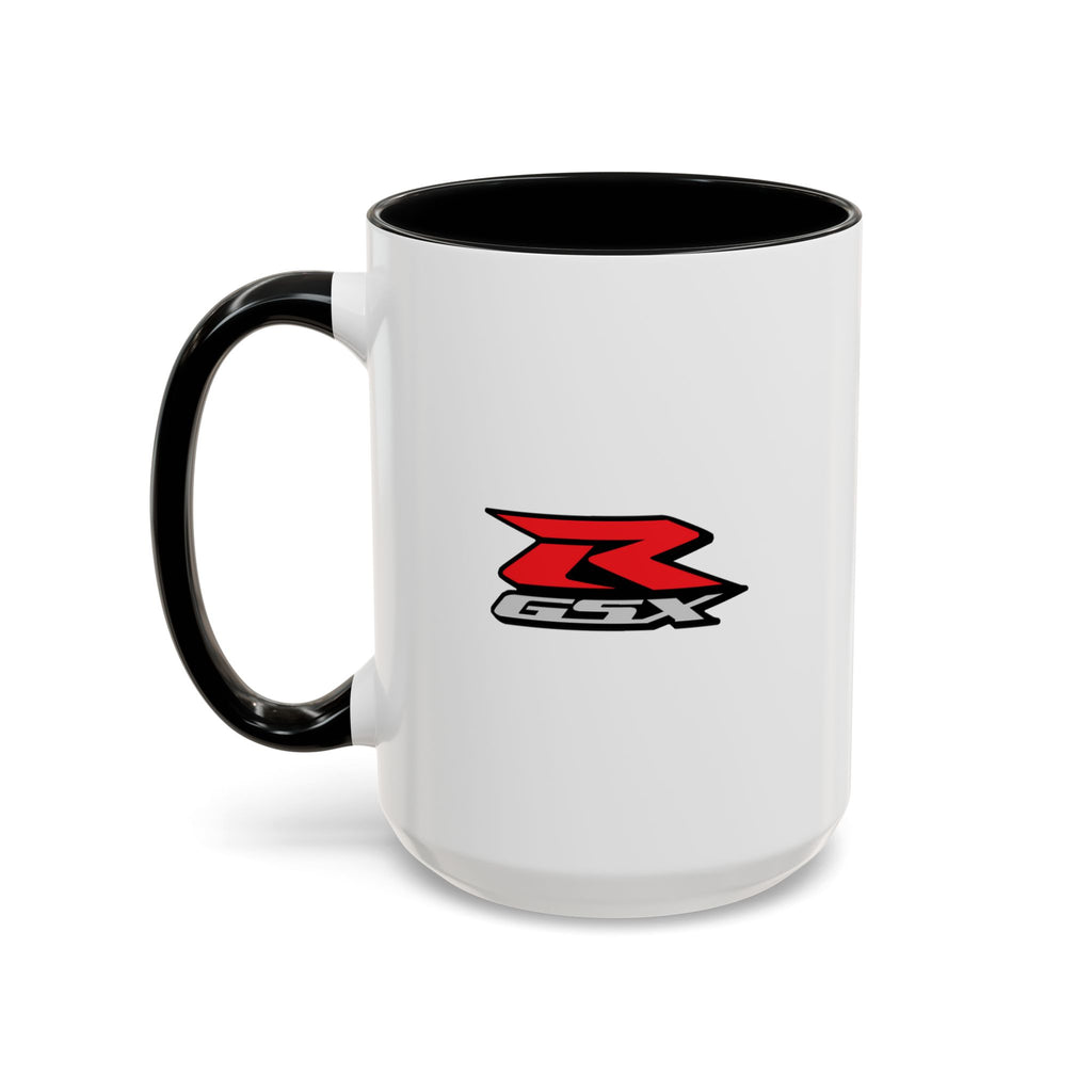 Suzuki GSXR Logo Accent Coffee Mug - 11 & 15oz Ceramic Drinkware