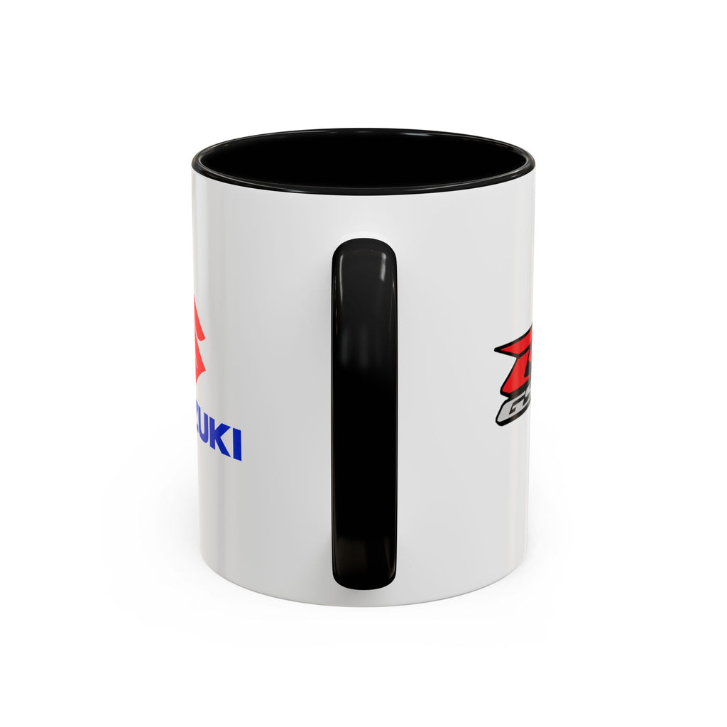 Suzuki GSXR Logo Accent Coffee Mug - 11 & 15oz Ceramic Drinkware