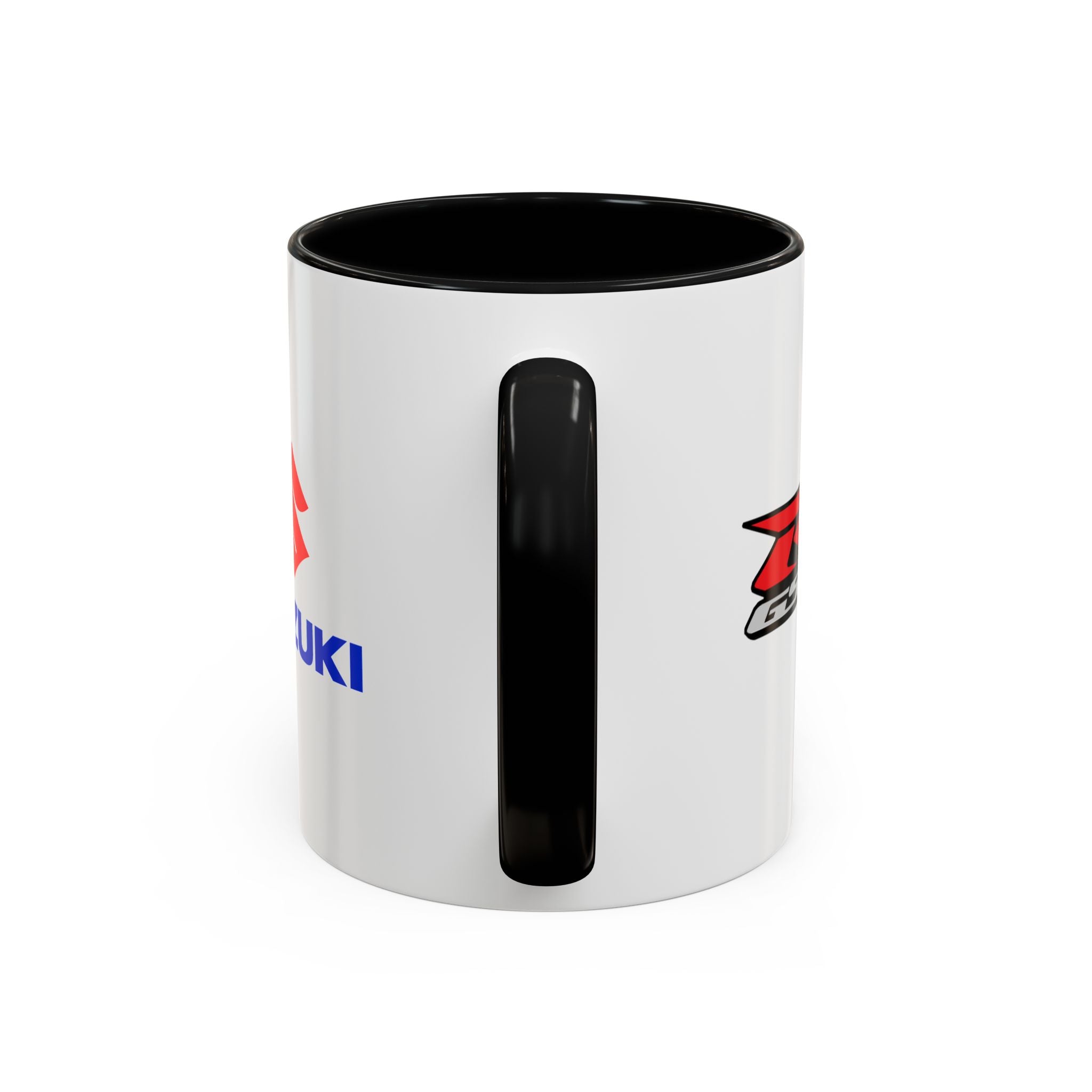 Suzuki GSXR Logo Accent Coffee Mug - 11 & 15oz Ceramic Drinkware