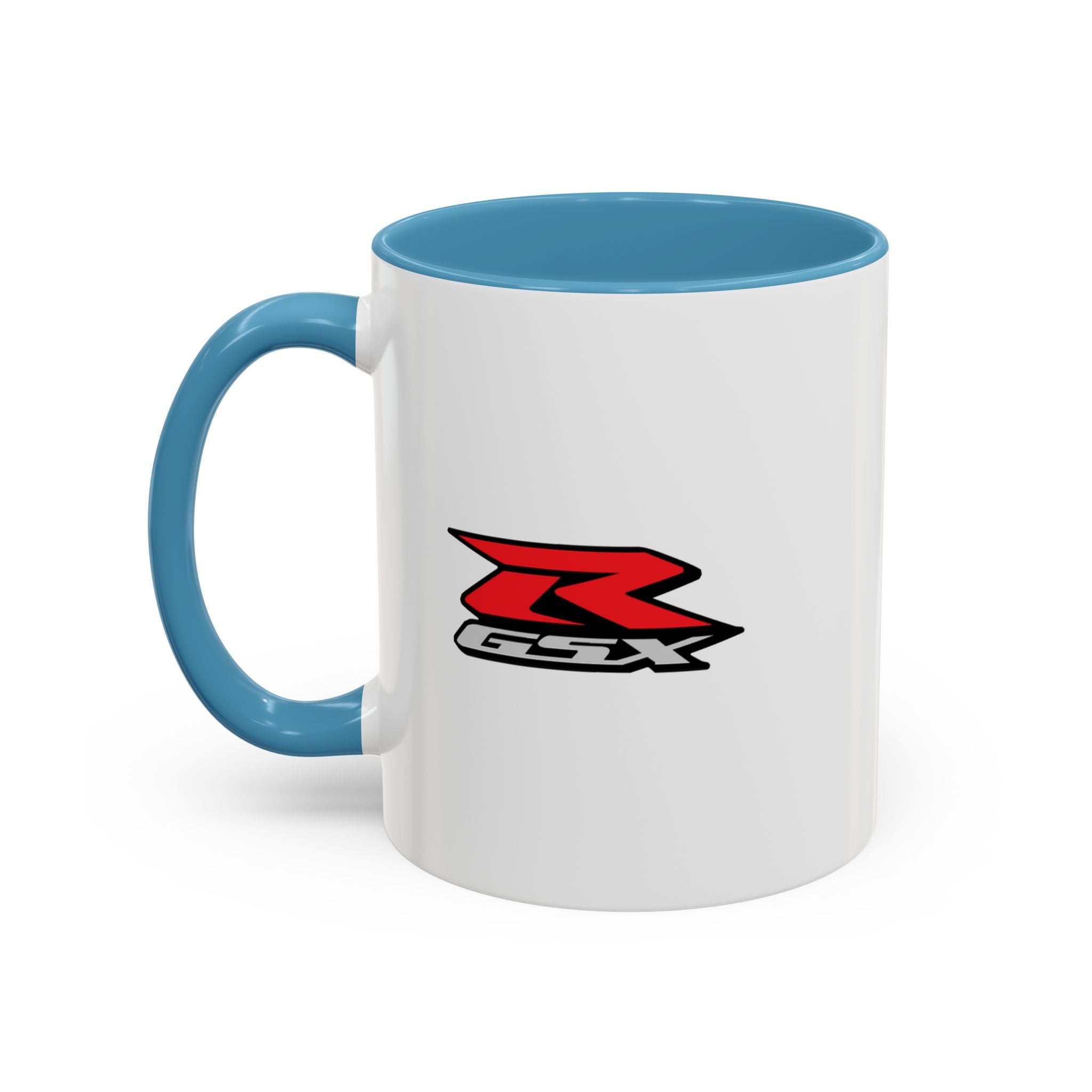 Suzuki GSXR Logo Accent Coffee Mug - 11 & 15oz Ceramic Drinkware