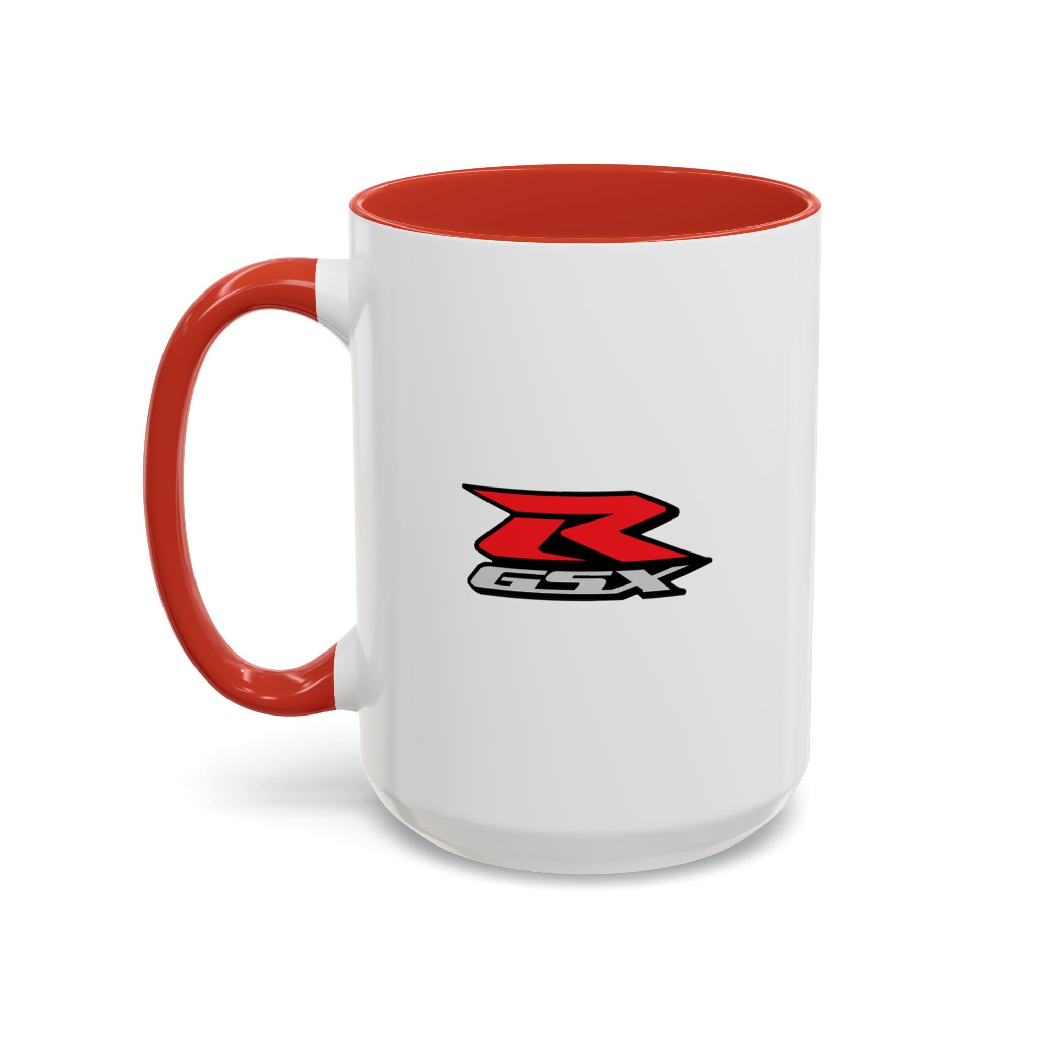 Suzuki GSXR Logo Accent Coffee Mug - 11 & 15oz Ceramic Drinkware
