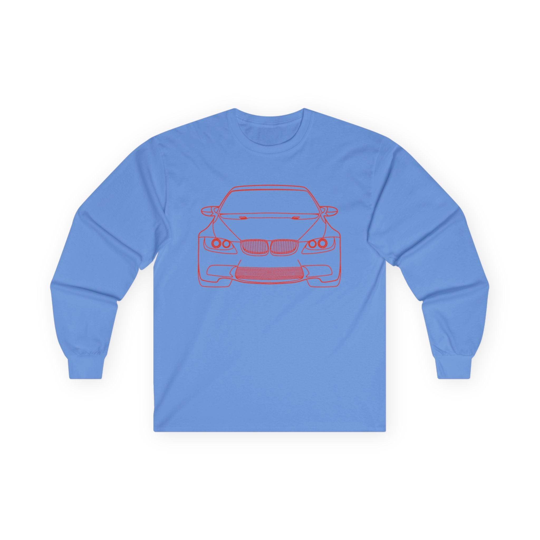 Car Enthusiast Long Sleeve Tee with Auto Graphics