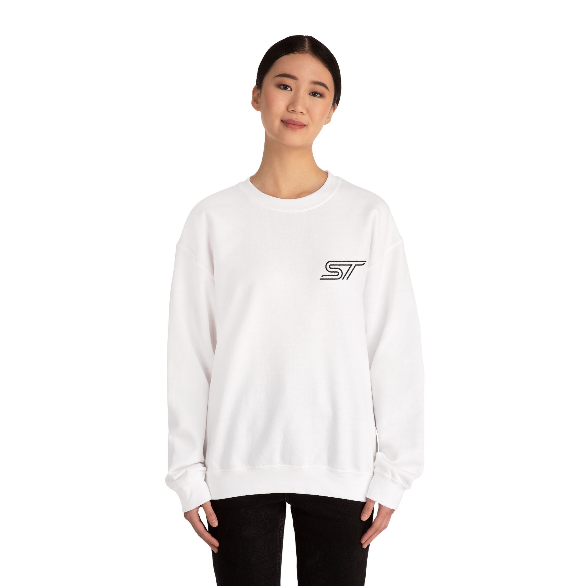 Minimalist Chill Unisex Crewneck Sweatshirt with ST Design