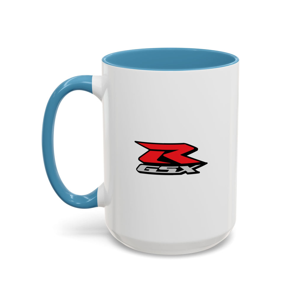 Suzuki GSXR Logo Accent Coffee Mug - 11 & 15oz Ceramic Drinkware