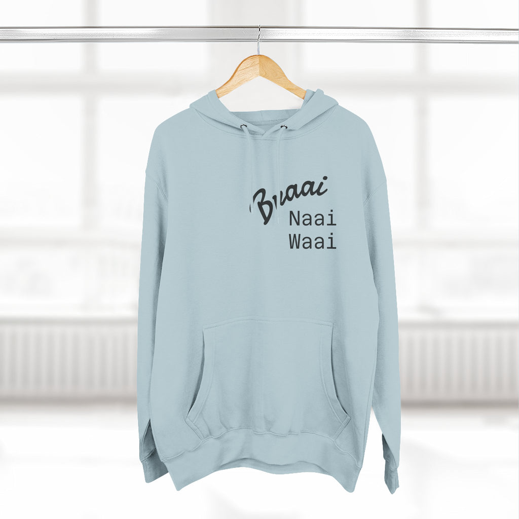Braai Naai Waai Hoodie — 'Sorry né' Casual Fleece Pullover