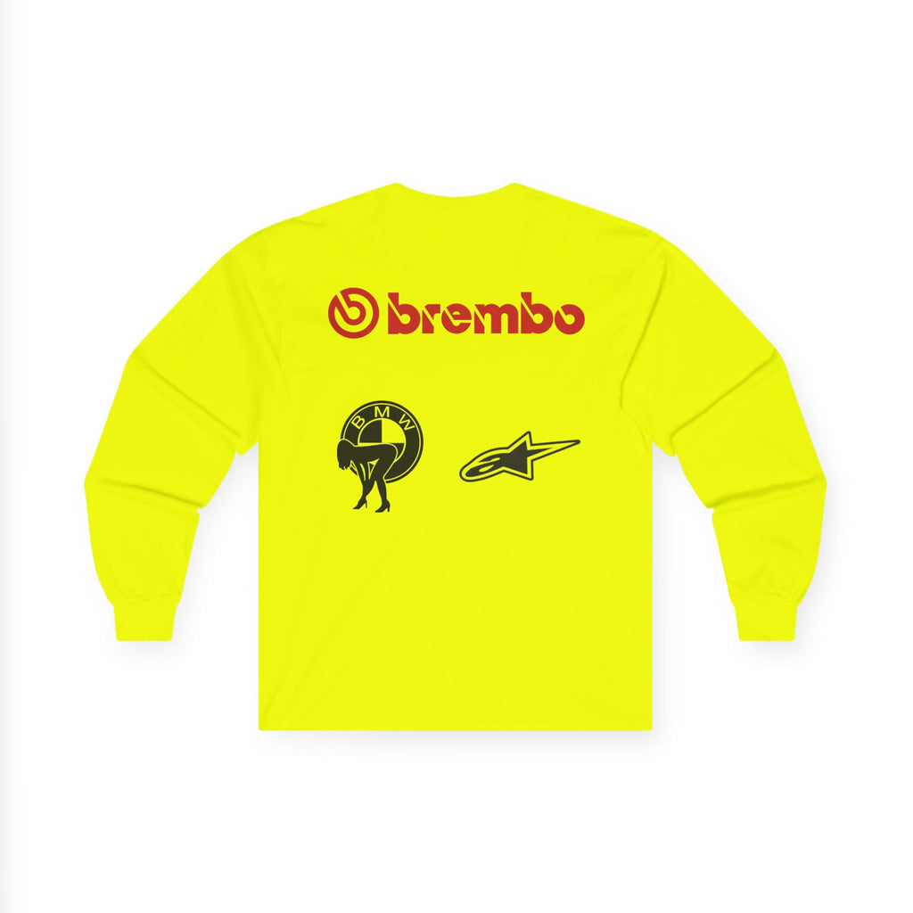 Car Enthusiast Long Sleeve Tee with Auto Graphics