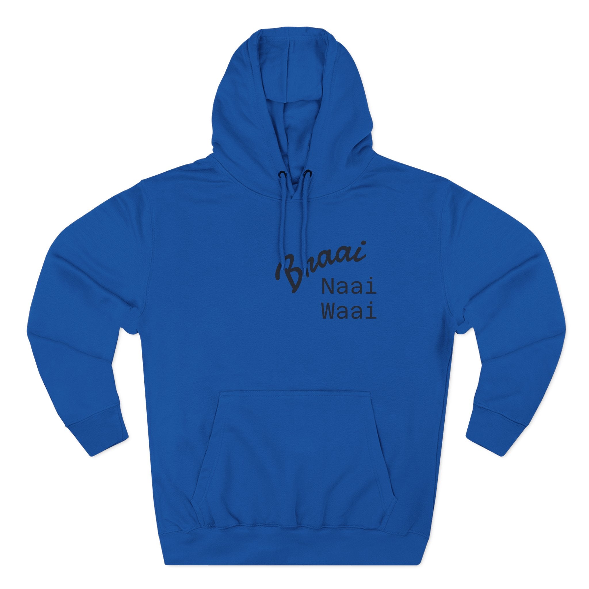 Braai Naai Waai Hoodie — 'Sorry né' Casual Fleece Pullover